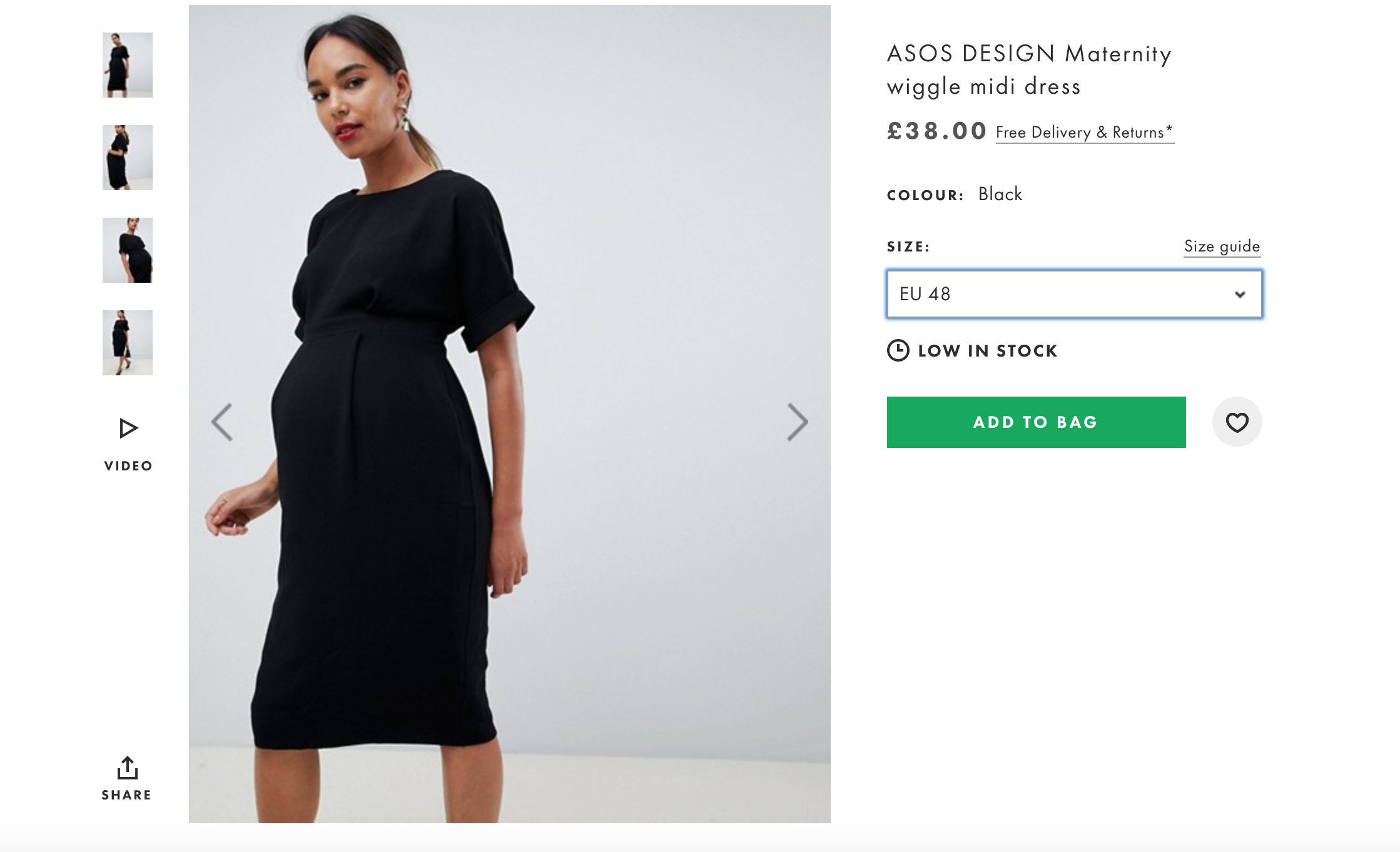 Mammaklänning från ASOS Mammaklänning från ASOS